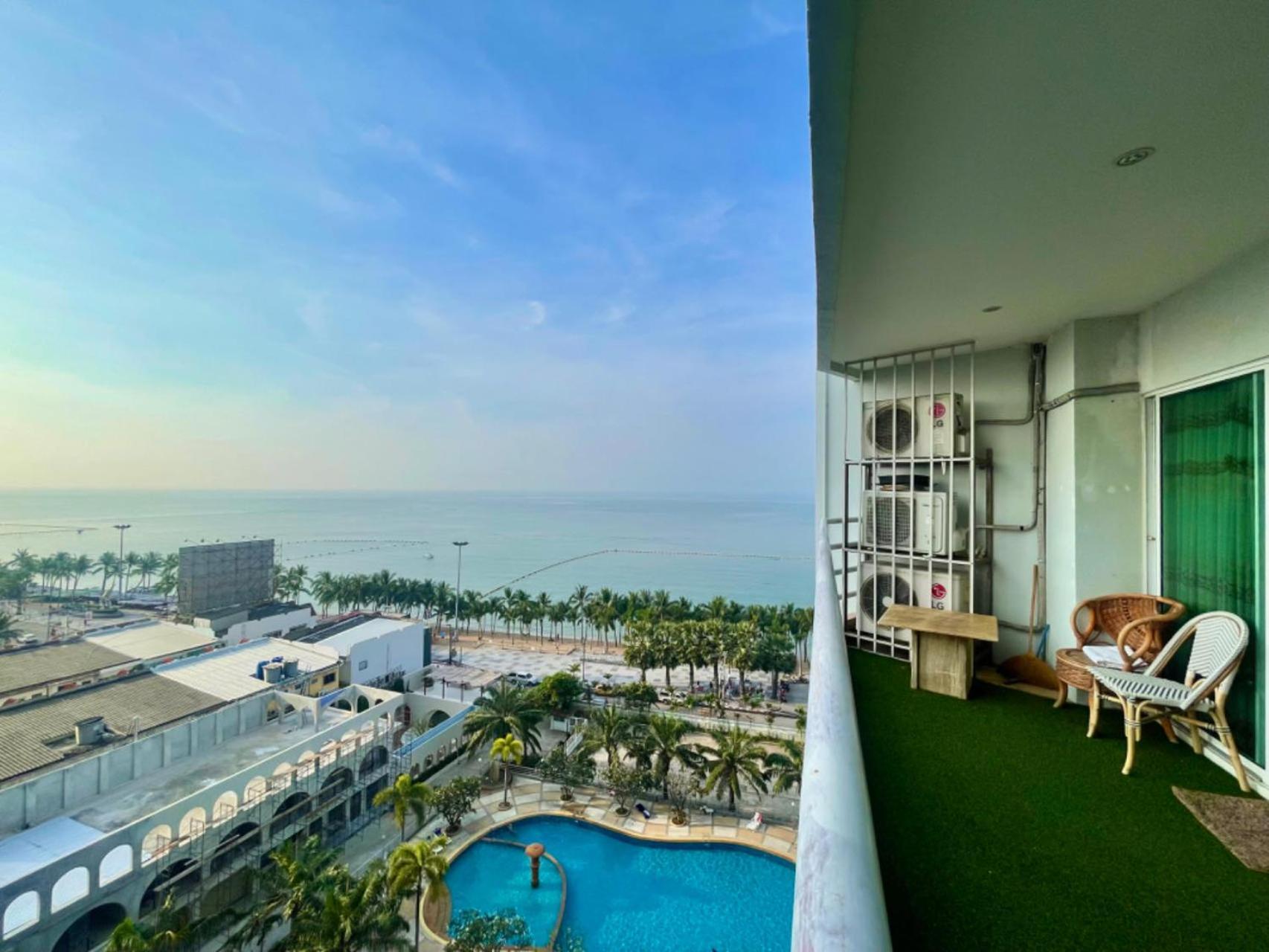 Beautiful Sea View Beach Front Condo Pattaya Eksteriør billede
